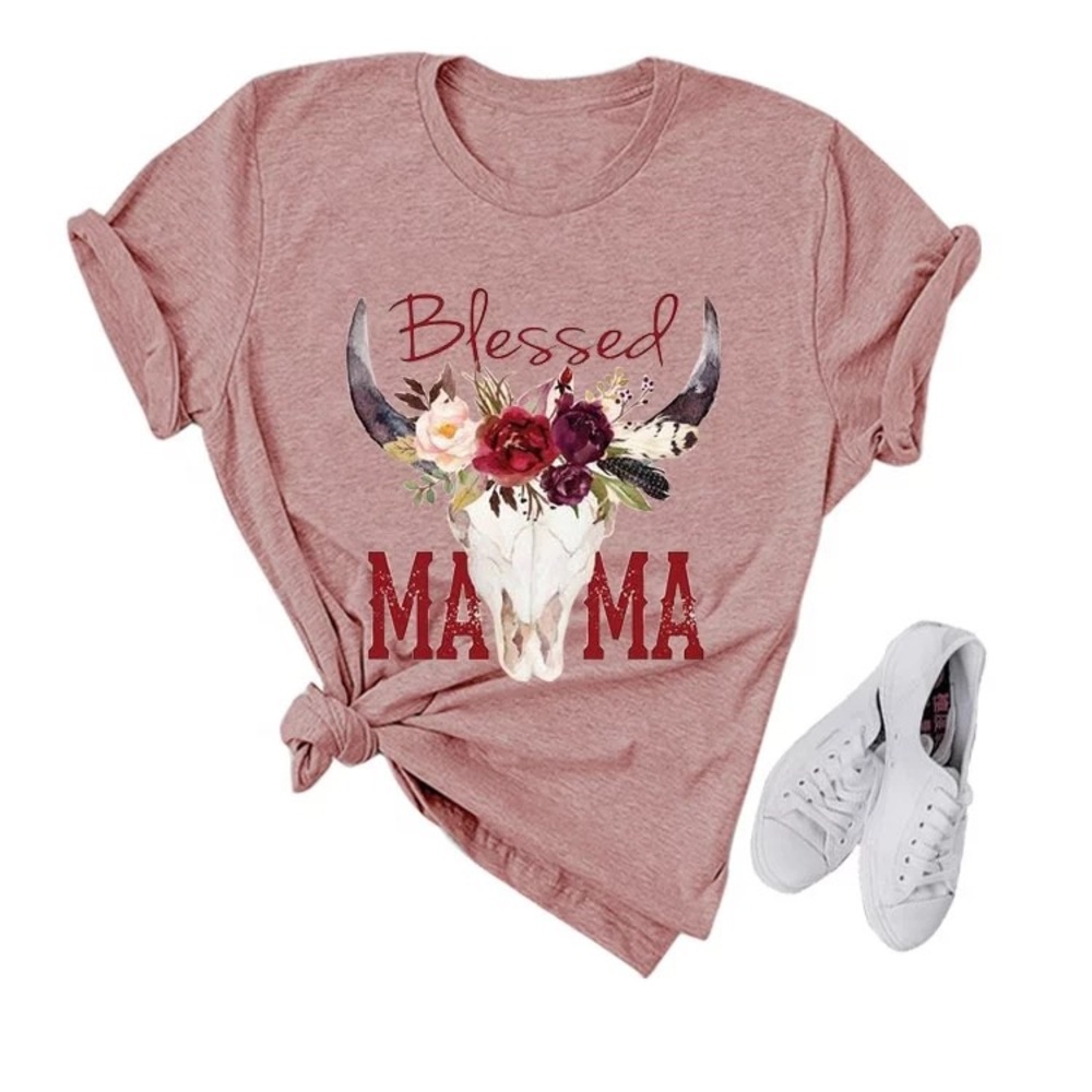 TEES THAT SAYS IT ALL  - BLESSED MOTHERS DAY GIFT